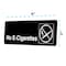 Alpine Industries No E-Cigarettes Sign, 3x9, PK15 ALPSGN-17-15pk - alternate 4